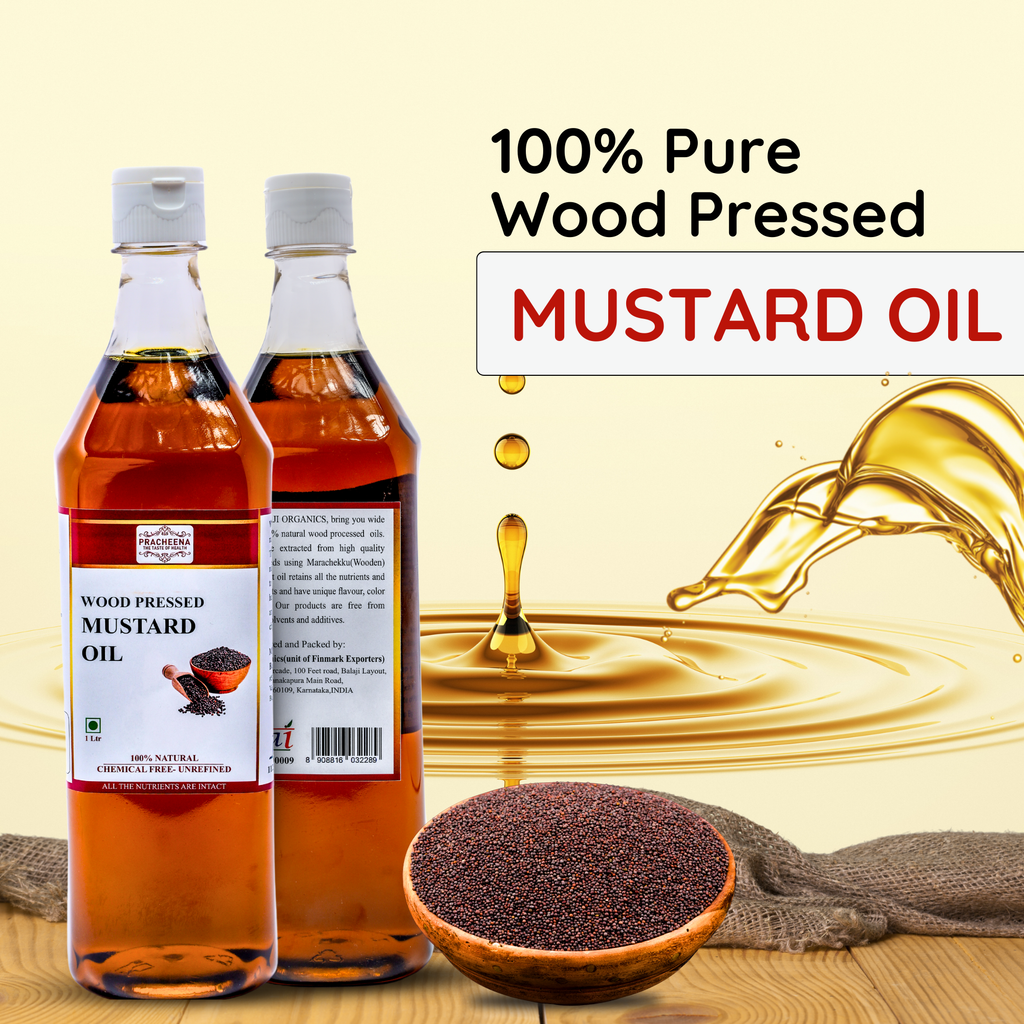 Wood/Cold Pressed Mustard Oil