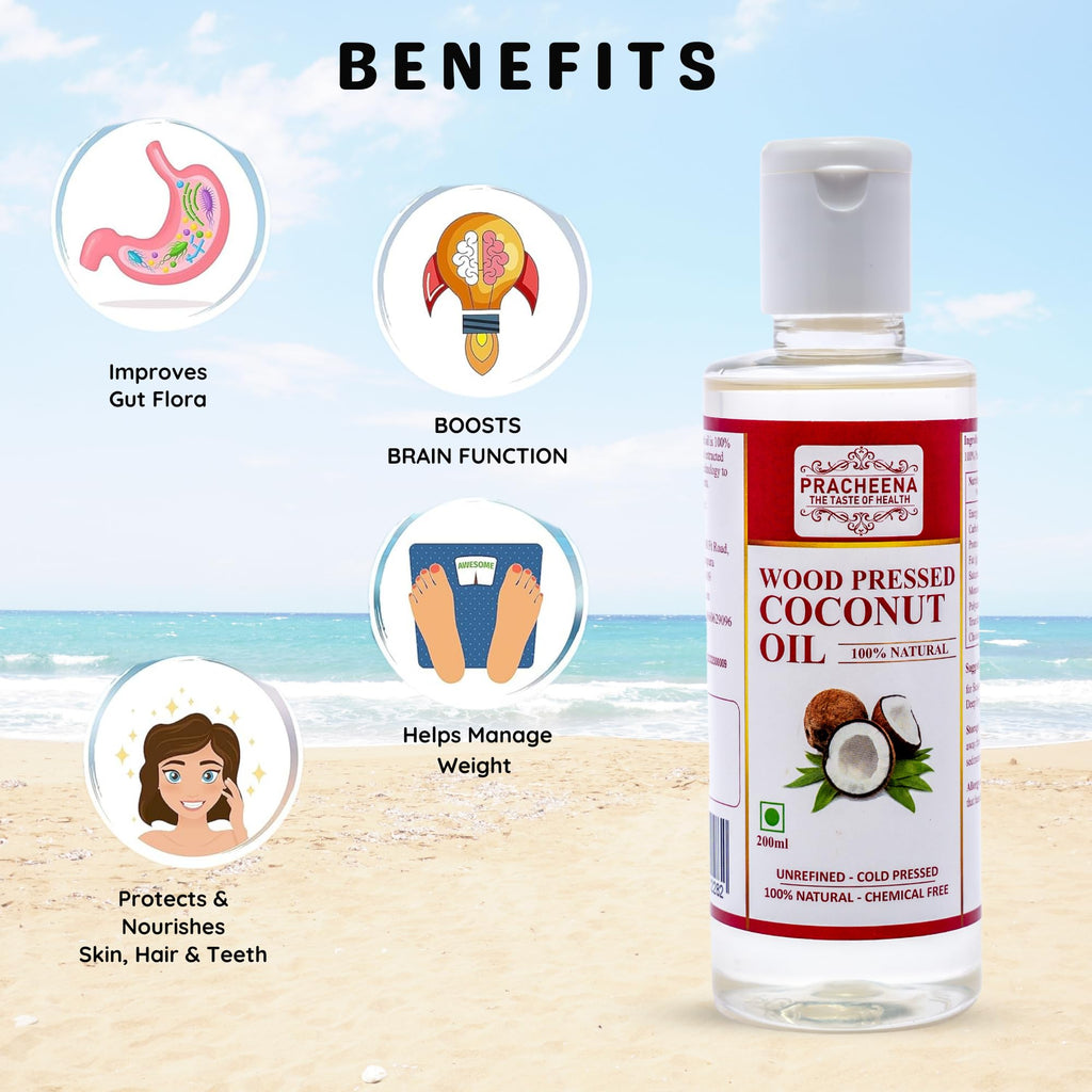 Wood/Cold Pressed Coconut Oil