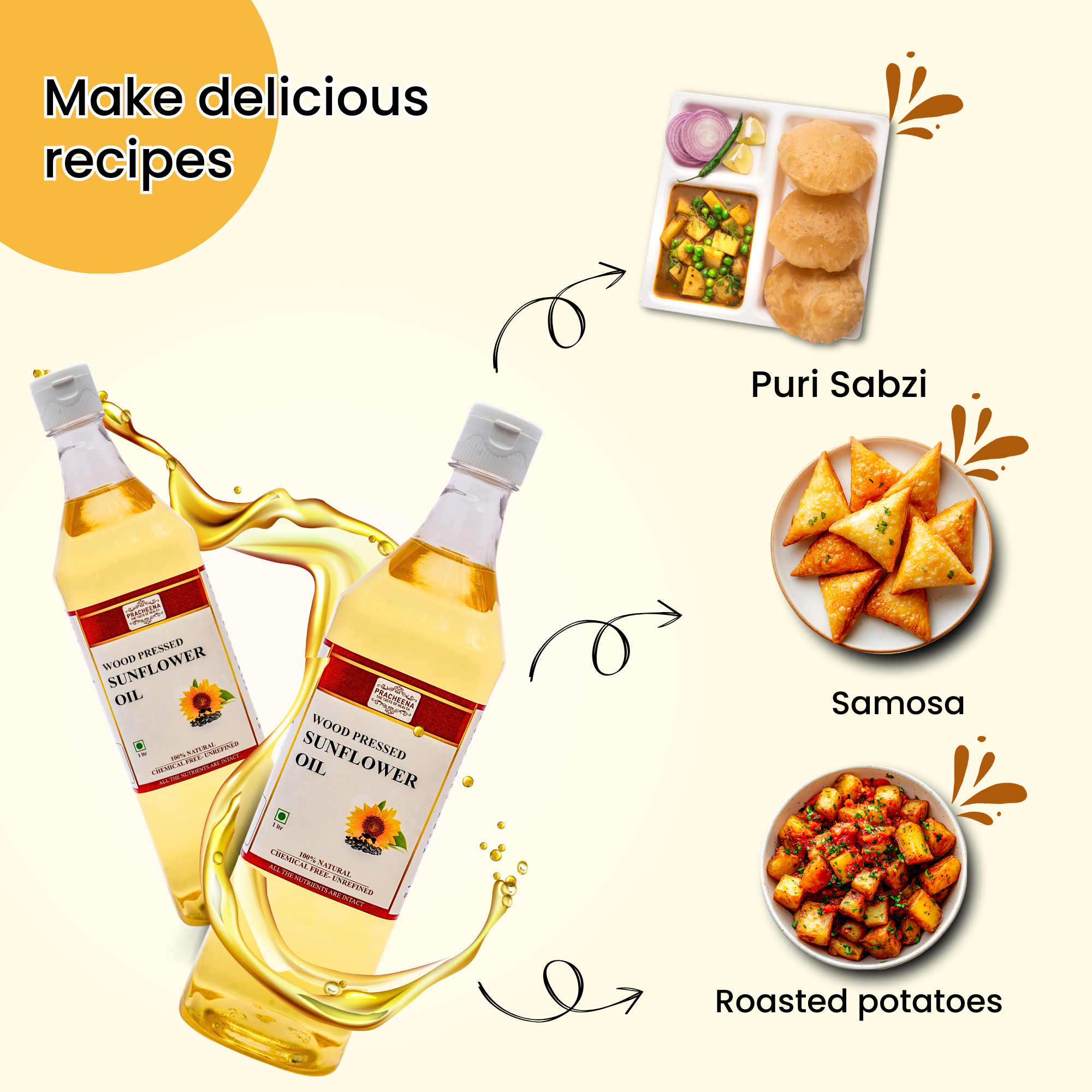 Wood/Cold Pressed Sunflower Oil