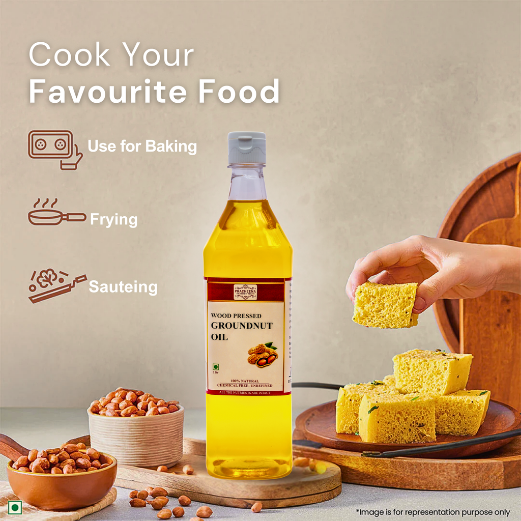 Wood/Cold Pressed Groundnut Oil