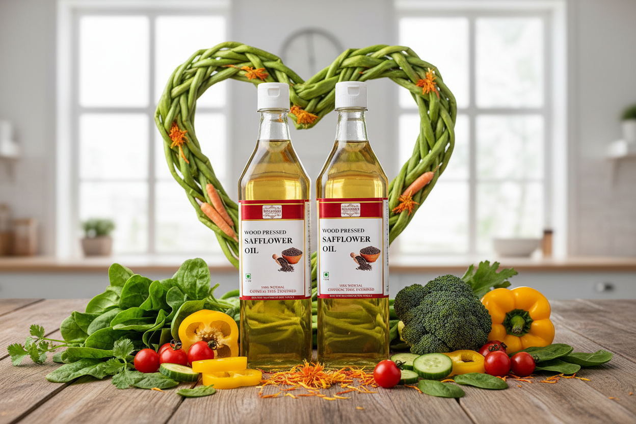 Wood/Cold Pressed Safflower Oil