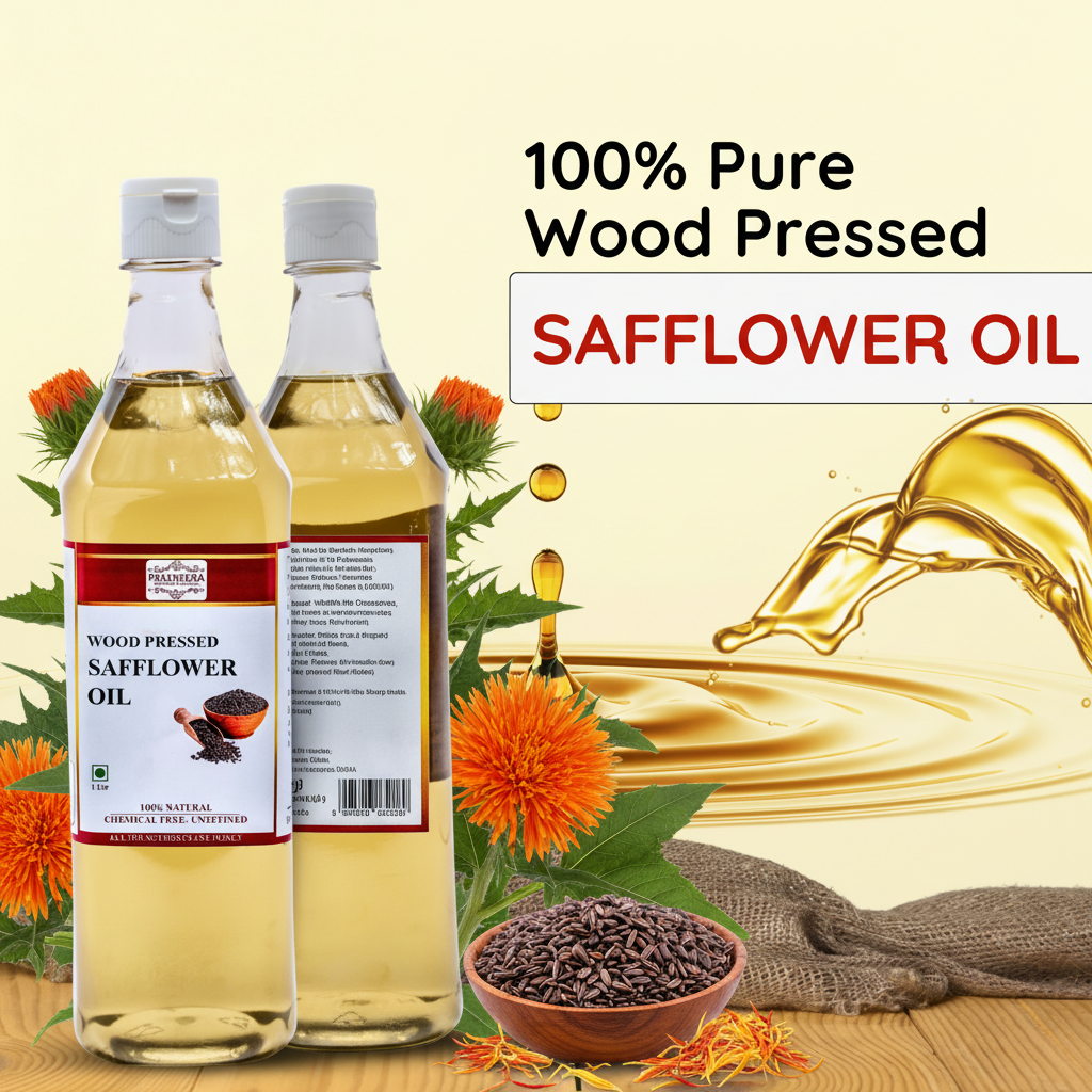 Wood/Cold Pressed Safflower Oil